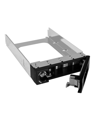 Изображение ICY BOX IB-553 8.89 cm (3.5") Carrier panel Black, Steel