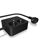 Picture of ICY BOX IB-MPS2220B-CH power extension 1.9 m 2 AC outlet(s) Indoor Black