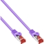 Picture of InLine Patchcord, Cat.6, S/FTP, 0.5m, fioletowy (76450P)