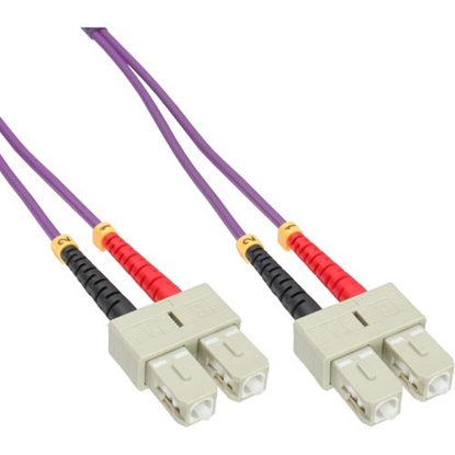 Picture of InLine Patchcord światłowodowy SC/SC, 50/125µm, OM4 2m (83502P)