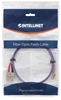 Picture of Intellinet Fiber Optic Patch Cable, OM4, LC/SC, 5m, Violet, Duplex, Multimode, 50/125 µm, LSZH, Fibre, Lifetime Warranty, Polybag