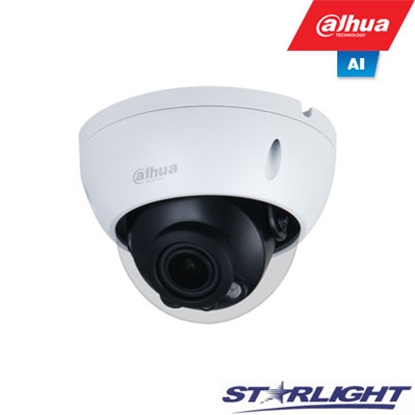 Attēls no IP Camera AI 5M 2K dome STARLIGHT, LXIR 40m 5MP(2592x1944) 20fps, 2.7mm–13.5mm,H.265+,IK10