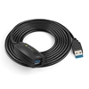 Picture of Kabel USB Techly USB-A - USB-A 5 m Czarny (ICUR3050)