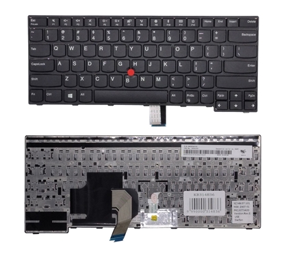 Attēls no Keyboard LENOVO Thinkpad E470, with trackpoint, US