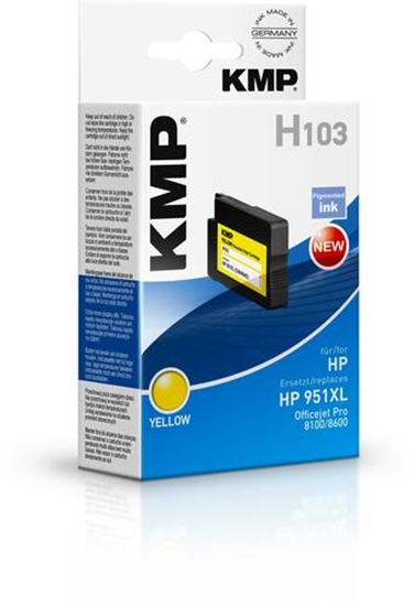 Picture of KMP H103 ink cartridge 1 pc(s) Yellow