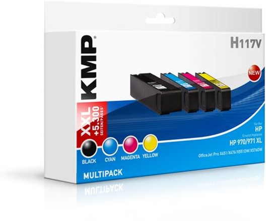 Picture of KMP H117V ink cartridge Black