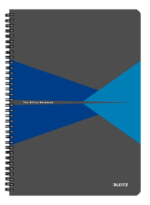 Picture of Leitz 44960035 writing notebook A4 90 sheets Blue, Grey