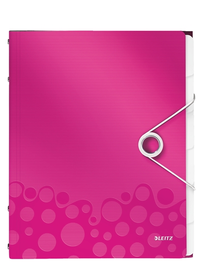 Picture of Leitz WOW Polypropylene (PP) Metallic, Pink