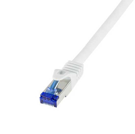 Изображение LogiLink LogiLink C6A091S kabel sieciowy Biały 10 m Cat6a S/FTP (S-STP)