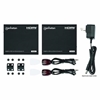 Изображение Manhattan 4K HDMI over Ethernet Extender Kit, Extends 4K@60Hz signal up to 70m with a single Cat6 Ethernet Cable, Transmitter and Receiver, Power over Cable (PoC), Black, Three Year Warranty, Box