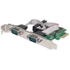 Изображение Manhattan PCI Express Card, 2x Serial DB9 ports, 2.5 Mbps, x1 x4 x8 x16 lane buses, Standard/Low Profile PCI, Three Year Warranty, Box