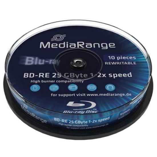 Picture of MediaRange MR501 blank Blu-Ray disc BD-RE 25 GB 10 pc(s)