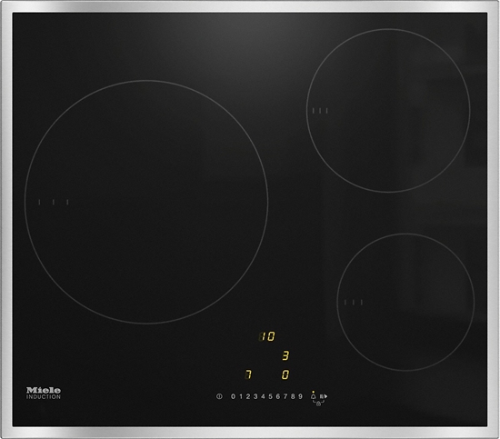 Picture of Miele KM 7200 FR hob Black Built-in 60 cm Zone induction hob 3 zone(s)