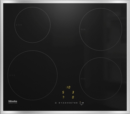 Picture of Miele KM 7201 FR hob Black Built-in 60 cm Zone induction hob 4 zone(s)