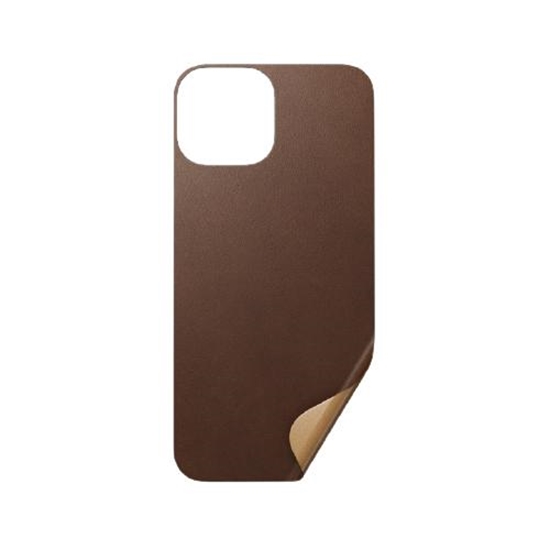 Изображение Nomad Leather Skin Rustic Brown iPhone 13 Mini