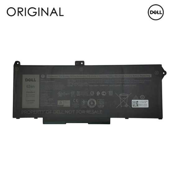 Изображение Notebook Battery DELL RJ40G, 63Wh, 3941mAh, Original