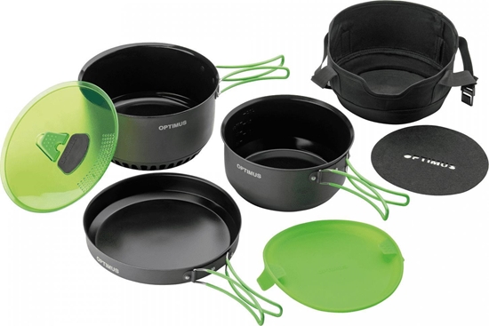 Изображение Optimus Zestaw naczyń Terra Camp 4 POT SET