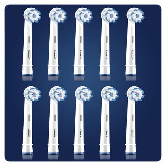 Изображение Oral-B Sensitive Clean 80339602 toothbrush head 10 pc(s) White