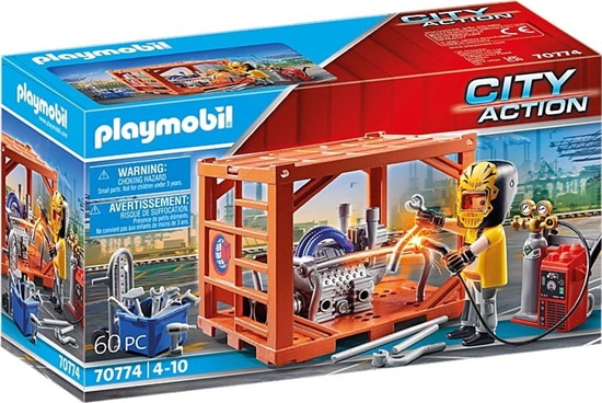 Изображение Playmobil City Action Produkcja Kontenerów (70774)