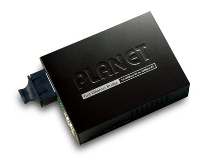 Attēls no PLANET FT-802S50 network media converter 100 Mbit/s 1310 nm Single-mode Black