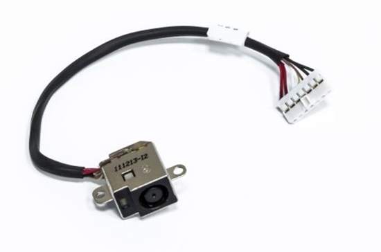 Изображение Power jack with cable, HP DV6-6000