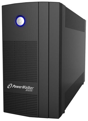 Attēls no PowerWalker 10121071 uninterruptible power supply (UPS) Line-Interactive 100 kVA 600 W 3 AC outlet(