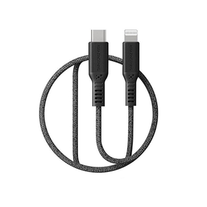 Изображение Premium MFI certifield Cable Type C - Lightning (black, 2.2m)