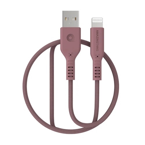 Изображение Premium MFI certifield Cable USB A - Lightning (pink, 1.1m) Speed Pro Zeus