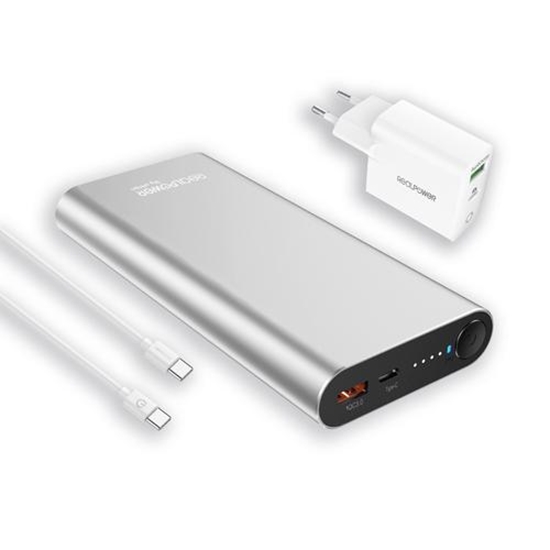 Picture of RealPower Powerbank PB-20000PD Pro Set silber      20.000mAh