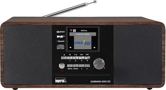 Изображение REHAU IMPERIAL DABMAN i200 CD Digital 20 W Walnut