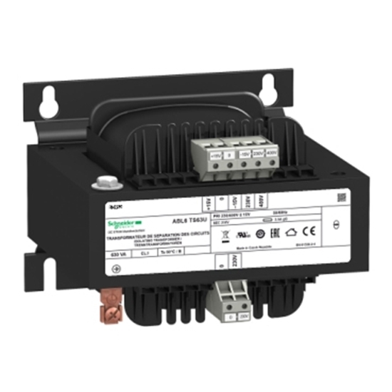 Picture of Schneider Electric ABL6TS63U voltage transformer