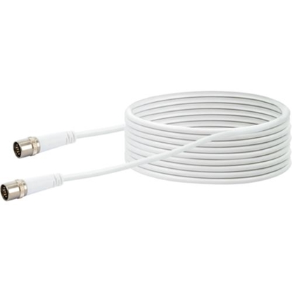 Изображение Schwaiger KDSK100 042 coaxial cable 10 m F White