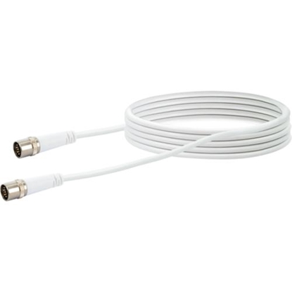 Изображение Schwaiger KDSK50 042 coaxial cable 5 m F White