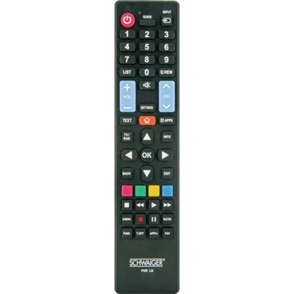 Изображение Schwaiger UFB100LG 533 remote control IR Wireless TV Press buttons