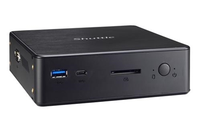 Picture of Shuttle XPC nano NC1010XA PC/workstation 4205U mini PC Intel® Celeron® 4 GB DDR4-SDRAM 128 GB SSD B