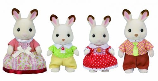 Picture of Sylvanian Families Chocolate Rabbit Family