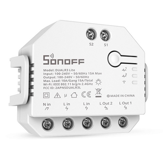 Изображение SONOFF Smart 2-Channel Wi-Fi Switch