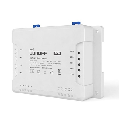 Attēls no SONOFF Smart 4-Channel Switch Wi-Fi