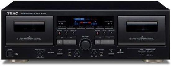 Picture of TEAC W-1200 Cassette deck 2 deck(s) Black