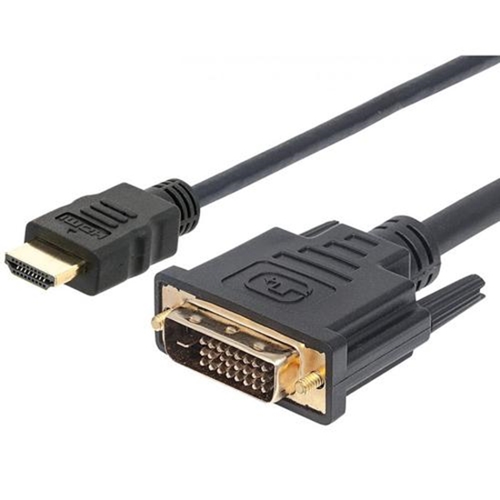 Picture of Techly Video Cable HDMI to DVI-D M / M 1.8m ICOC HDMI-D-018