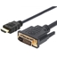 Attēls no Techly Video Cable HDMI to DVI-D M / M 1.8m ICOC HDMI-D-018