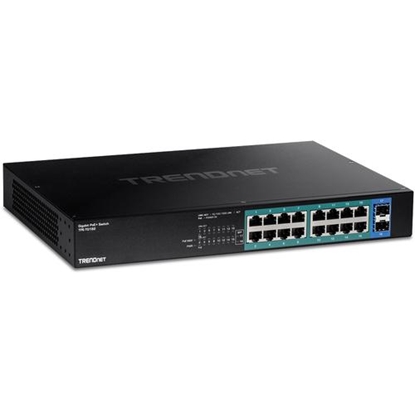 Attēls no Switch TRENDnet TRENDnet 18-Port Gigabit PoE+ Switch (240W)