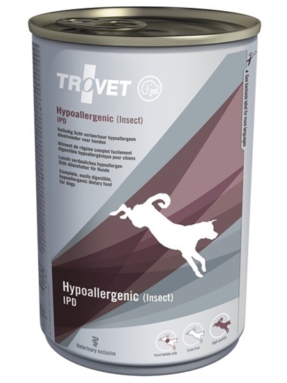 Picture of TROVET Hypoallergenic IPD with insect - Wet dog food - 400 g