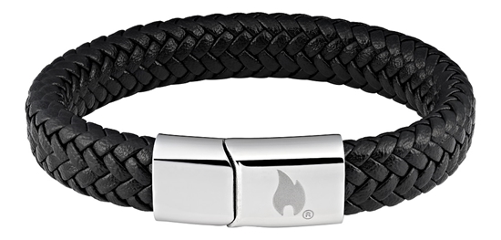 Изображение Zippo Braided Leather Bracelet 20 cm