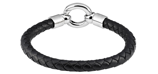 Изображение Zippo Leather Bracelet With O Ring 22 cm