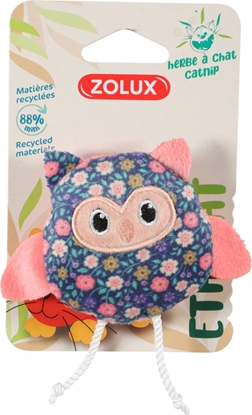 Picture of Zolux ZOLUX Zabawka dla kota ETHICAT sowa, kwiaty