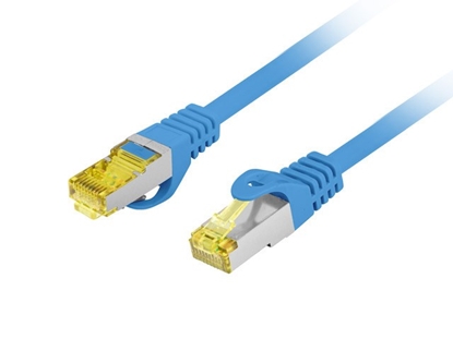 Picture of Patchcord kat.6a S/FTP LSZH CU 1.5m niebieski fluke 