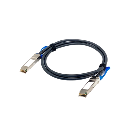 Picture of QNAP CAB-DAC15M-Q28 fibre optic cable 1.5 m QSFP28 Black