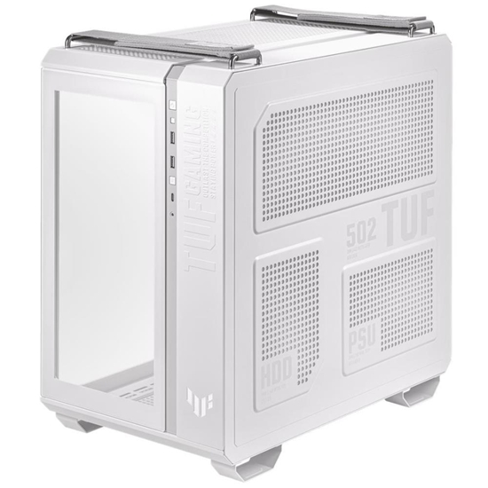 Picture of Case|ASUS|TUF Gaming GT502 TG|MidiTower|Not included|ATX|MicroATX|MiniITX|Colour White|GT502TUFGAMINGTGWHITE