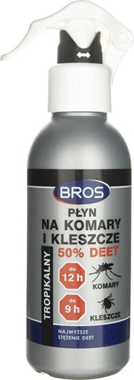 Изображение Bros Bros Płyn na komary i kleszcze 50% DEET - 130 ml